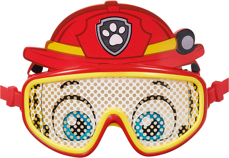 Swimways Nickelodeon Paw Patrol Character Mask Kids Deluxe Swim Goggles, Marshall Sporting Goods > Outdoor Recreation > Boating & Water Sports > Swimming > Swim Goggles & Masks SwimWays Marshall  