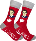President and History Quote Socks - Gifts for Men, Women, Teens - Trump, Biden, Fauci, Obama, Bush, RBG, Harris, Clinton Sporting Goods > Outdoor Recreation > Winter Sports & Activities FUNATIC Justin Trudeau  