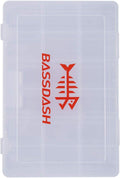BASSDASH 3600 3670 3700 Tackle Storage Waterproof Utility Tackle Boxes Fishing Lure Tray with Adjustable Dividers Sporting Goods > Outdoor Recreation > Fishing > Fishing Tackle Bassdash Regular 3600 (10.71” x 7” x 1.65”)  