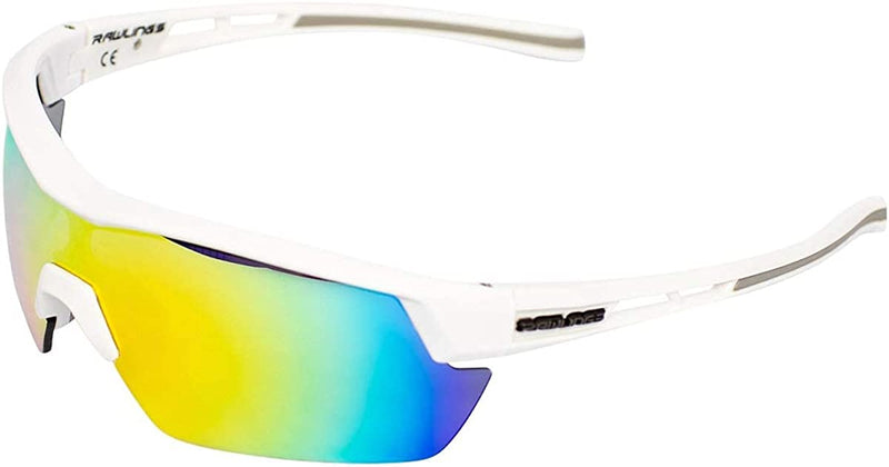 RAWLINGS RY134 Youth Baseball Shielded Sunglasses Lightweight Sports Youth Sport Sporting Goods > Outdoor Recreation > Winter Sports & Activities Rawlings White/Orange  