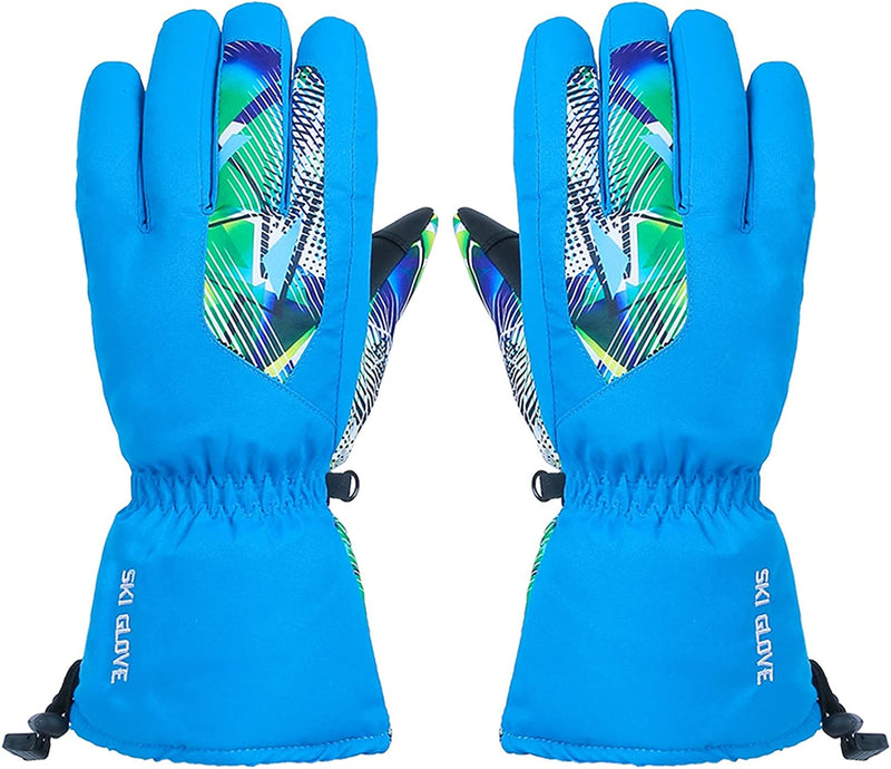 Gloves Mittens Men Snowboard Winter Gloves Both Warm Women Breathable Fits Gloves Gloves Mittens for Women Cold Weather Sporting Goods > Outdoor Recreation > Boating & Water Sports > Swimming > Swim Gloves Bmisegm Blue Medium 