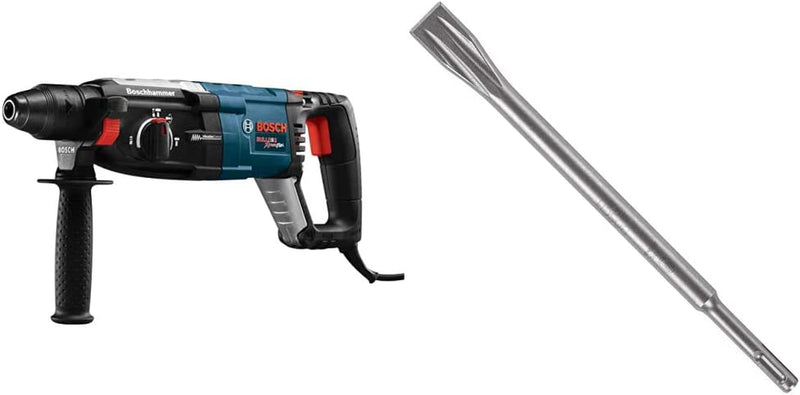 BOSCH GBH2-28L 1-1/8" Sds-Plus Bulldog Xtreme Max Rotary Hammer Sporting Goods > Outdoor Recreation > Fishing > Fishing Rods Bosch with Viper Long Life Chisel  