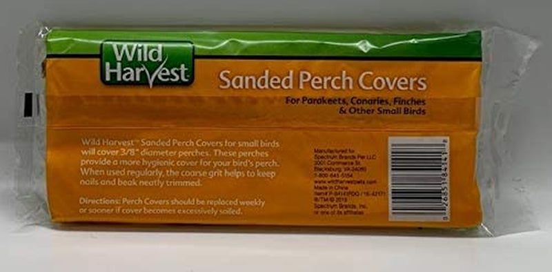 Generic Sanded Bird Perch Cover Bundle Includes: (3) Packs of 6 Perch Covers (Total of 18 Covers), (1) Mineral Block Supplement, and (1) Laminated Bird Tips Card. Animals & Pet Supplies > Pet Supplies > Bird Supplies Several   