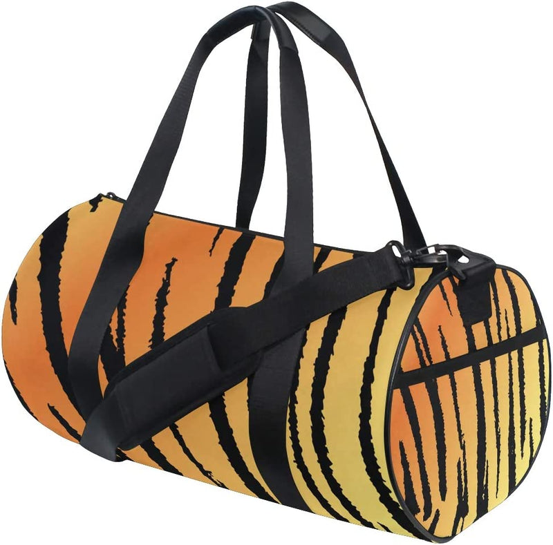 Tiger Skin Sports Luggage Travel Duffle Bag Gym Luggage with Tote for Men and Women… Home & Garden > Household Supplies > Storage & Organization FORMRS
