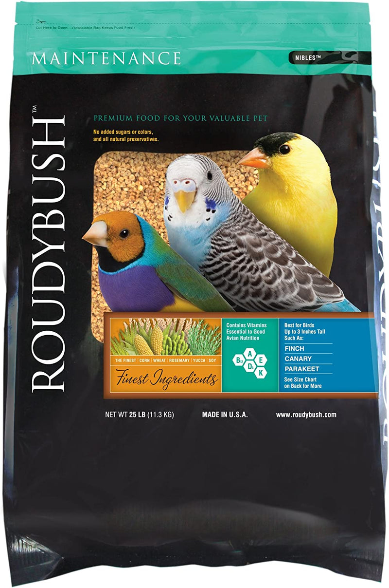 Roudybush Daily Maintenance, Nibbles Bird Food, 25-Pound (225NIDM) Animals & Pet Supplies > Pet Supplies > Bird Supplies > Bird Food RoudyBush   