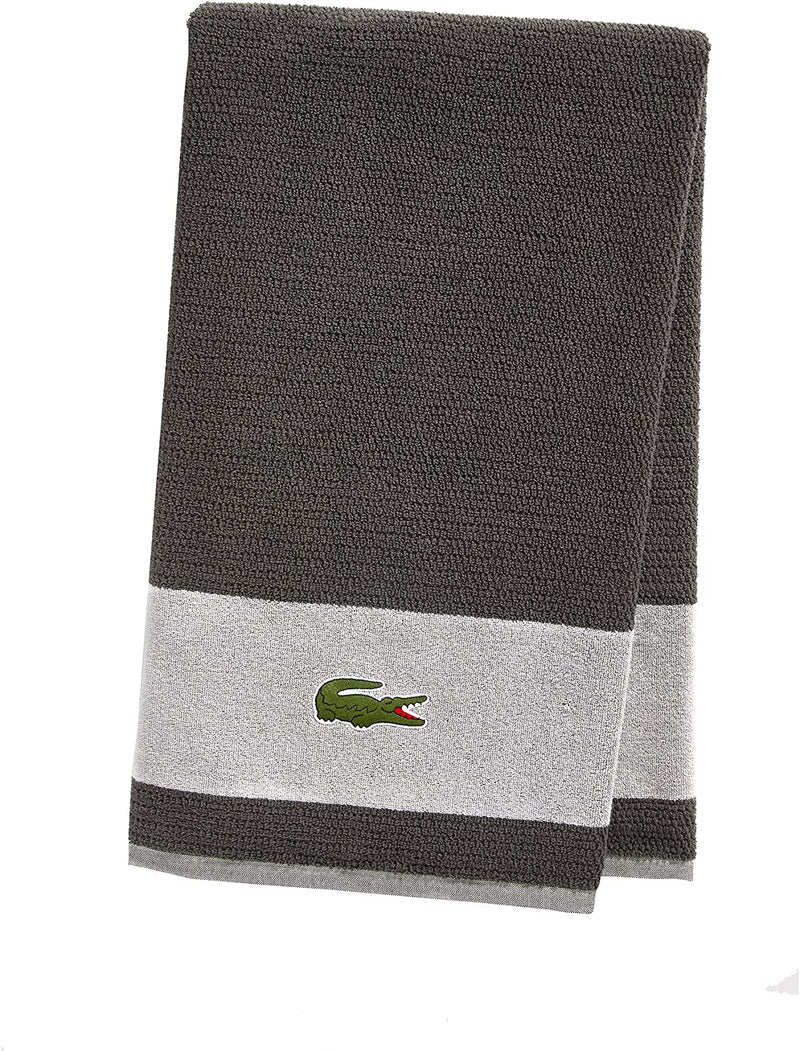 Lacoste Match Bath Towel, 100% Cotton, 600 GSM, 30"X52", Magenta Home & Garden > Linens & Bedding > Towels Lacoste Cliff  