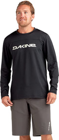 Dakine Mens Syncline Long Sleeve Mountain Biking Jersey Sporting Goods > Outdoor Recreation > Cycling > Cycling Apparel & Accessories Dakine Black Small 