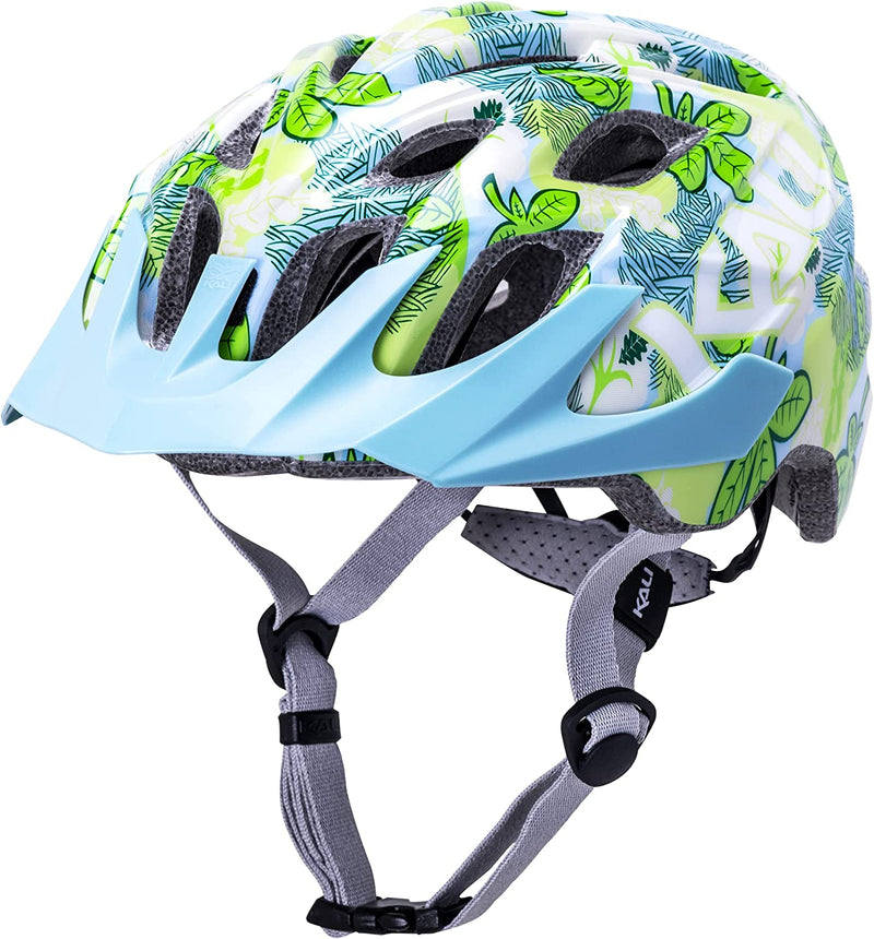 Kali Protectives Chakra Youth Bicycle Helmet; Mountain In-Mould Mountain Bike Helmet Equipped with an Integrated Visor; Dial Fit Closure System; with 21 Vents