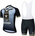 BIKE BEER Army Cycling Jersey Navy Cycling Jersey Set Men'S Cycling Kit Sporting Goods > Outdoor Recreation > Cycling > Cycling Apparel & Accessories BIKE BEER Set Small 