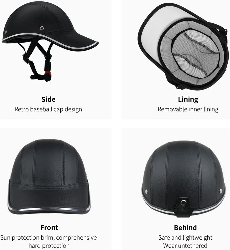 FROFILE Bike Helmet for Men Women - Urban Baseball Hat Style Safety Mountain Road MTB Ebikes Bicycle Helmet Cap for Adults Youth