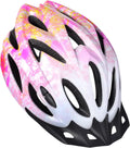 Zacro Adult Bike Helmet Lightweight - Bike Helmet for Men Women Comfort with Pads&Visor, Certified Bicycle Helmet for Adults Youth Mountain Road Biker Sporting Goods > Outdoor Recreation > Cycling > Cycling Apparel & Accessories > Bicycle Helmets Zacro Pink plus yellow  