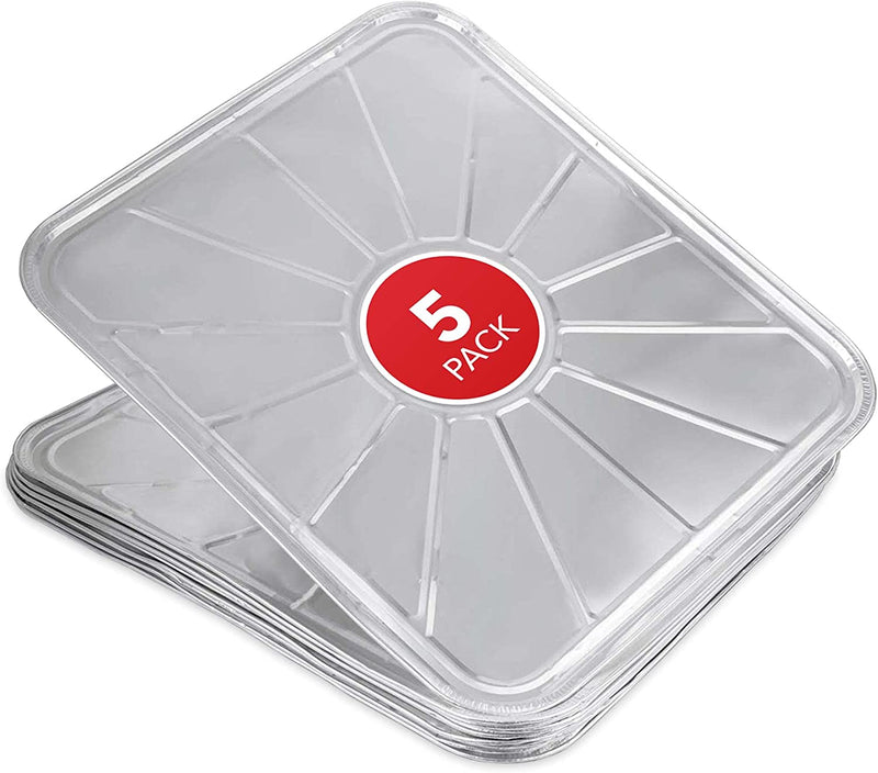 Disposable Foil Oven Liners (10 Pack) Aluminum Foil Oven Liners for Bottom of Electric Oven & Gas Oven, Reusable Oven Drip Pan Tray for Cooking and Baking, Disposable Baking Mats - Stock Your Home Home & Garden > Kitchen & Dining > Cookware & Bakeware Stock Your Home 5 Count  