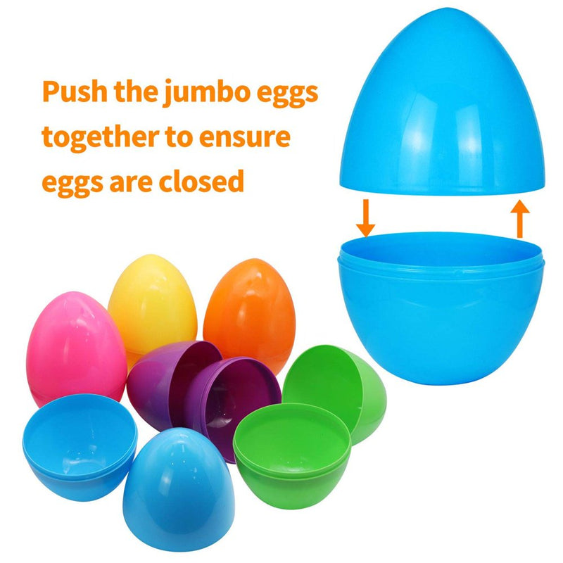 Easter Egg Plastic Eggs Funny Easter Egg Toy Creative Easter Gift Decor for Kids Friends Wedding Birthday Party Decor，With 2 Fillers Arts & Entertainment > Party & Celebration > Party Supplies Kufutee   