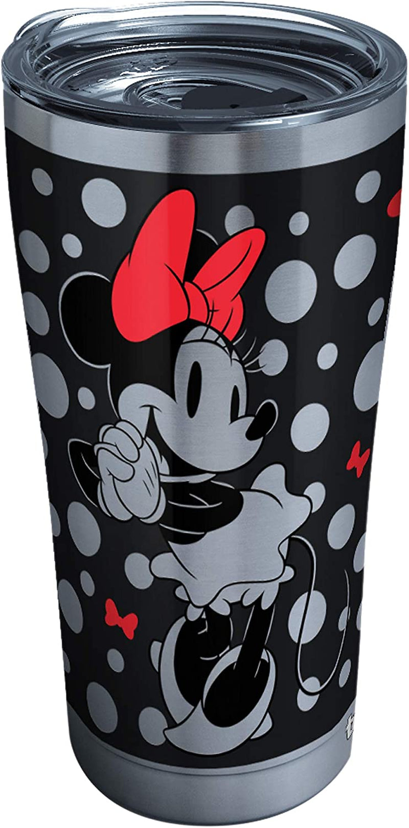 Tervis Triple Walled Disney - Minnie Mouse Silver Insulated Tumbler Cup Keeps Drinks Cold & Hot, 20Oz, Stainless Steel Home & Garden > Kitchen & Dining > Tableware > Drinkware Tervis   