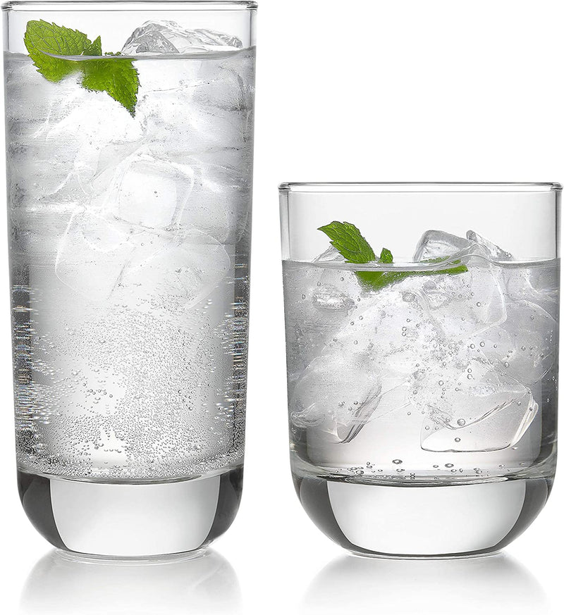 Libbey Polaris 16-Piece Tumbler and Rocks Glass Set Home & Garden > Kitchen & Dining > Tableware > Drinkware Libbey Clear - Standard Packaging  