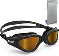 Swim Goggles, OMID Comfortable Polarized Anti-Fog Swimming Goggles for Adult Sporting Goods > Outdoor Recreation > Boating & Water Sports > Swimming > Swim Goggles & Masks OMID H-bright Coffee-allblack  