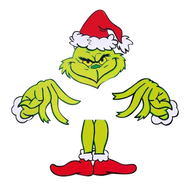Grinch Christmas Decorations with Grinch Tiered Tray Decor- Christmas Home Decorations Party Supplies Home Home & Garden > Decor > Seasonal & Holiday Decorations& Garden > Decor > Seasonal & Holiday Decorations Coonoor   