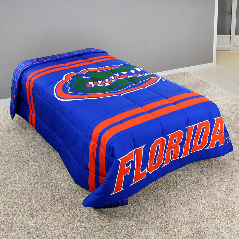 College Covers Everything Comfy Georgia Bulldogs Reversible Big Logo Soft and Colorful Comforter, Twin Home & Garden > Linens & Bedding > Bedding > Quilts & Comforters College Covers Florida Gators Full 