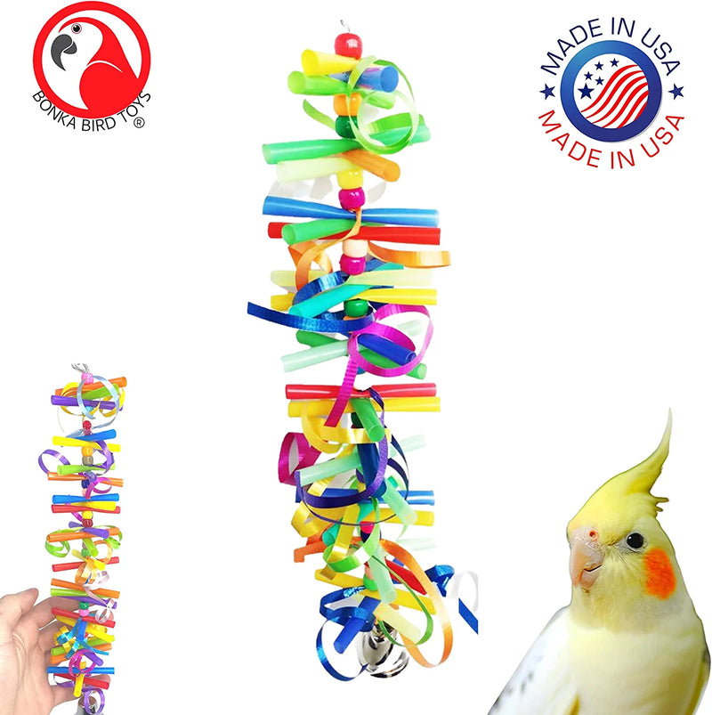 Bonka Bird Toys 1917 Party Small Medium Bird Toy Parrot Cage Craft Toys Cages Cockatiel Budgie Lovebird Animals & Pet Supplies > Pet Supplies > Bird Supplies > Bird Toys Bonka Bird Toys   
