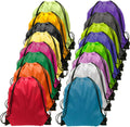 Drawstring Backpack Bulk Nylon Drawstring Bag String Backpack Bulk for Gym Party Trip School 12 Colors Home & Garden > Household Supplies > Storage & Organization GoodtoU 16 Colors 32 