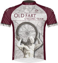 Primal Wear Old Fart Atlas Cycling Jersey Men'S Short Sleeve Sporting Goods > Outdoor Recreation > Cycling > Cycling Apparel & Accessories Primal Wear Gray 5X-Large 