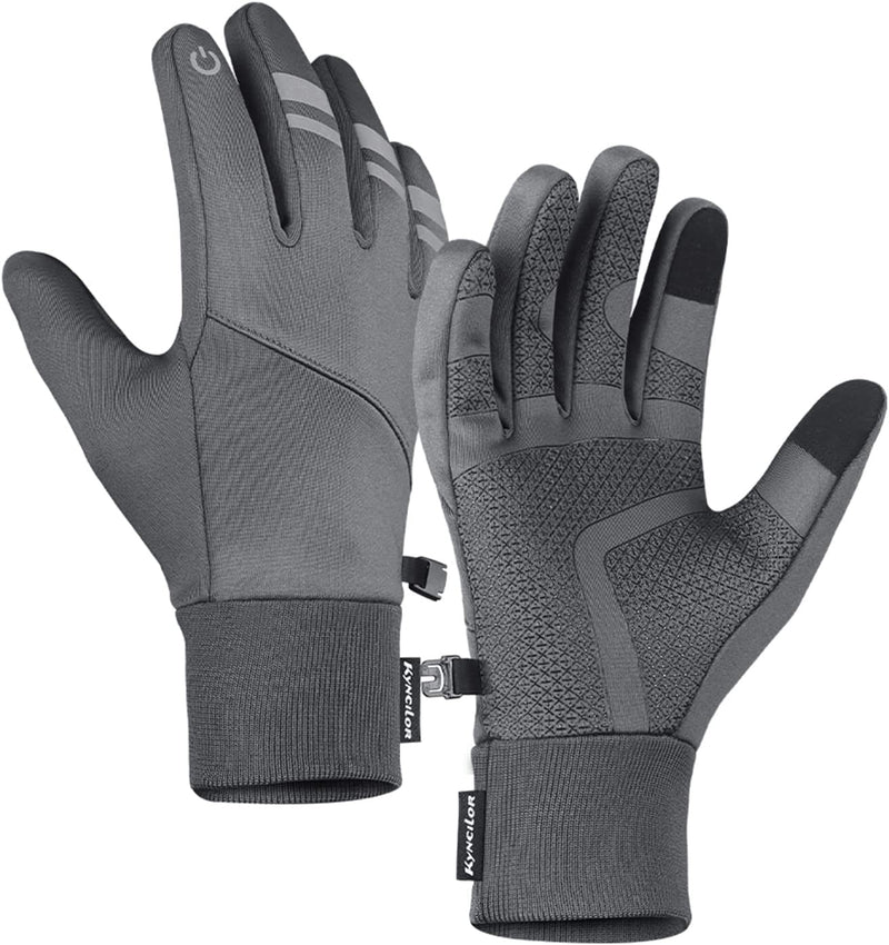 Mengk Winter Warm Gloves Touchscreen Fleece Waterproof Cycling Gloves Sporting Goods > Outdoor Recreation > Boating & Water Sports > Swimming > Swim Gloves MengK   
