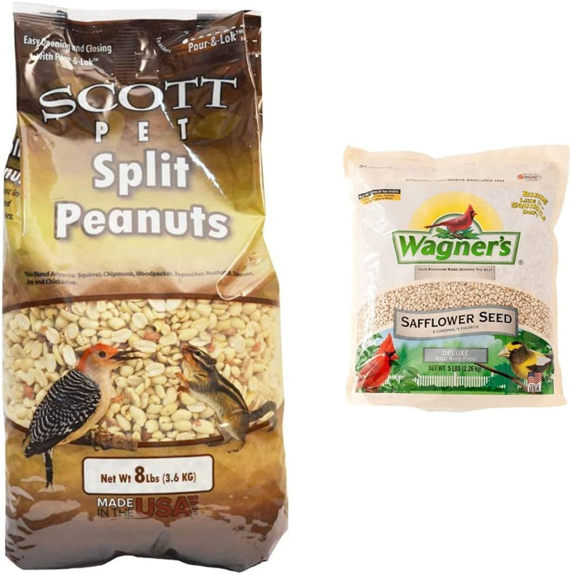 Scott Pet Peanuts Split Whole No Shell 8Lb Animals & Pet Supplies > Pet Supplies > Bird Supplies > Bird Food Scott Pet Split + Bird Food  
