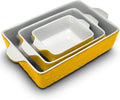 Nutrichef 3Pcs. Nonstick Bakeware PFOA PFOS PTFE Tray Set W/Odor-Free Ceramic, 446°F Oven Microwave/Dishwasher Safe Rectangular Baking Pan, Aqua