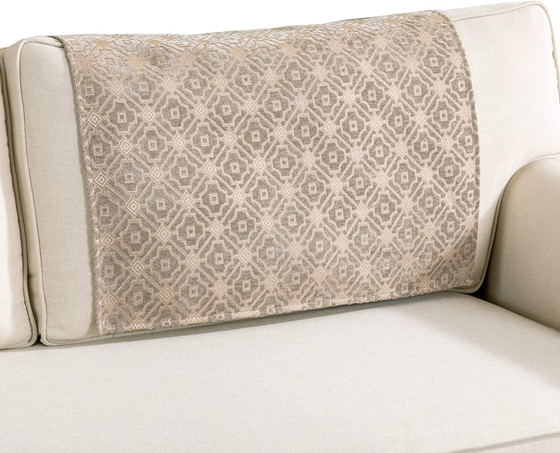 Eismodra Couch Cover All Season Chenille Anti-Slip Sofa Slipcovers Furniture Protector for Dog Pet 3 Cushion Couch Loveseat Sectional Sofa L Shape,Checkered Grey 36 X 63 Inches (Only 1 Piece) Home & Garden > Decor > Chair & Sofa Cushions Eismodra Classical Light Brown 36''x36''/Square 