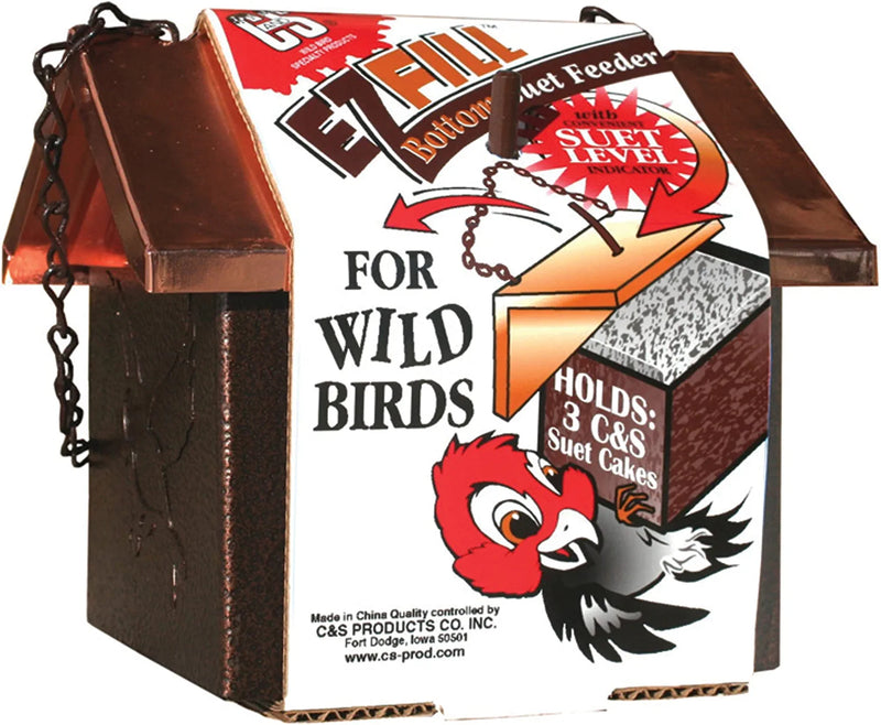 C&S Woodpecker Treat 11 Ounces, 12 Pack Animals & Pet Supplies > Pet Supplies > Bird Supplies > Bird Food Central Garden & Pet Copper EZ Fill Feeder  