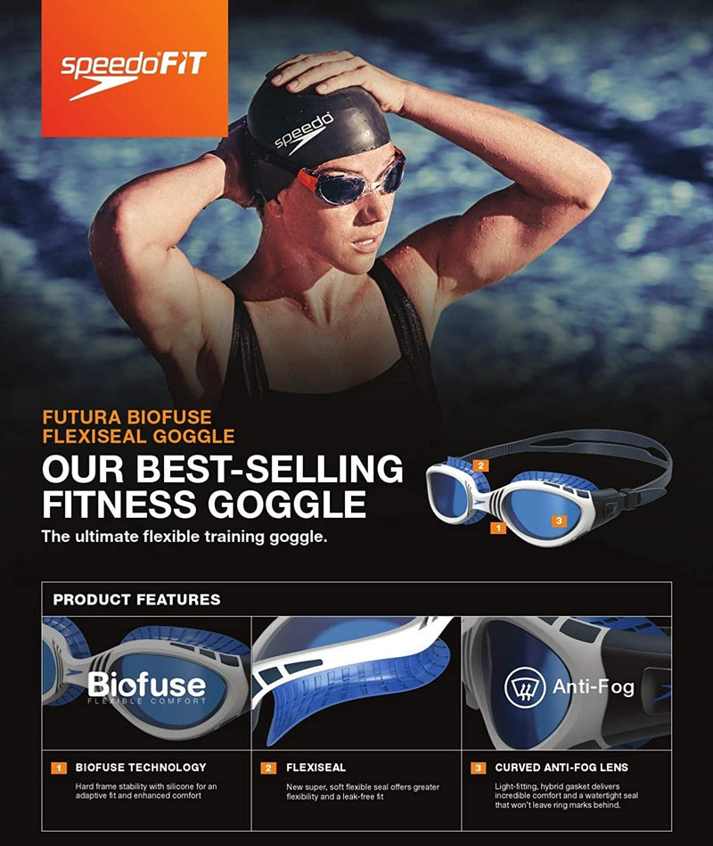 Speedo Futura Biofuse Flexiseal Swim Goggle