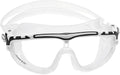 Cressi Adult Wide View Silicone Anti-Uv Swimming Mask Skylight: Created in Italy Sporting Goods > Outdoor Recreation > Boating & Water Sports > Swimming > Swim Goggles & Masks Cressi Clear/White/Black Clear Lens 