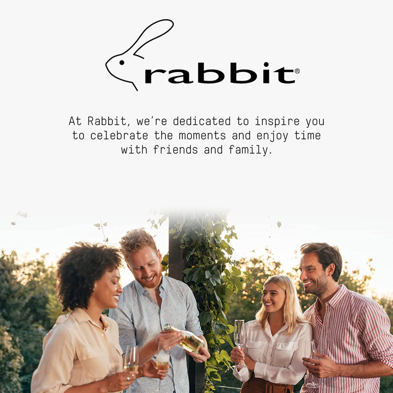 Rabbit Bottle Stoppers, Set of 4, Multicolor Home & Garden > Kitchen & Dining > Barware Lifetime Brands Inc   
