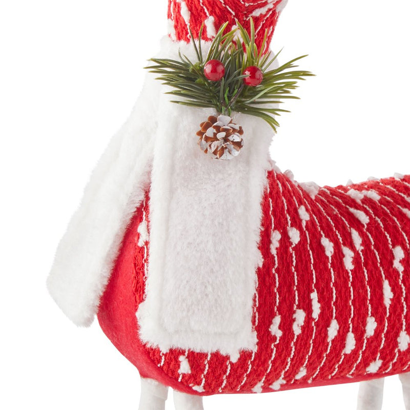 Holiday Time Red with White Pin Stripes and Dots Fabric Christmas Reindeer, Set of 2 Home & Garden > Decor > Seasonal & Holiday Decorations& Garden > Decor > Seasonal & Holiday Decorations Test Rite Intl   