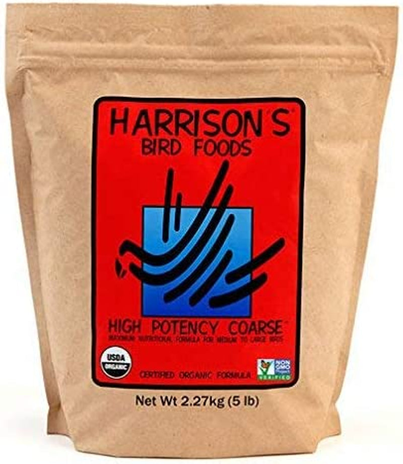 Harrison'S Bird Foods High Potency Coarse 5Lb Animals & Pet Supplies > Pet Supplies > Bird Supplies > Bird Food Harrison's Bird Foods   