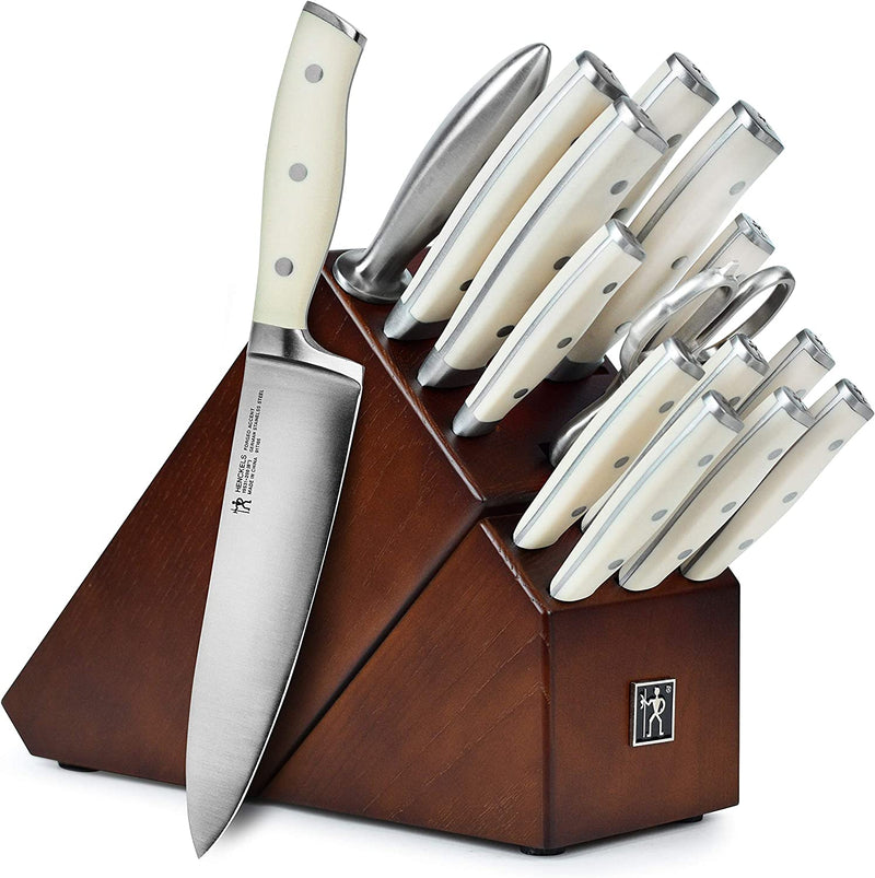 J.A. Henckels International 16 Piece Forged Accent Off-White Knife Block Set Home & Garden > Kitchen & Dining > Kitchen Tools & Utensils > Kitchen Knives Zwilling J.A. Henckels   