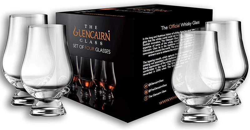 Glencairn Whisky Glass in Gift Carton, Set of 4 in 4 Pack Gift Carton Home & Garden > Kitchen & Dining > Tableware > Drinkware Glencairn   