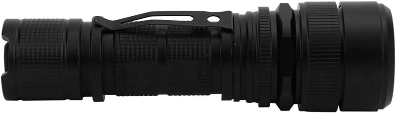 070 P50 Aluminium Alloy Strong Light T6 LED Telescopic Hiking Torch Portable Focusing Light Super Bright Torches(Black)