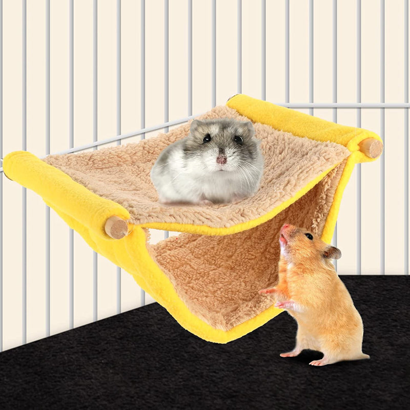 Balacoo 3Pcs House Nest Hideaway Chinchilla Mini for Habitat Toy Lovely Hut Tent African Parrot Pig Mice Snuggle Guinea Accessory Hammock Cotton Swing Hamster Shed Grey Comfortable Animals & Pet Supplies > Pet Supplies > Bird Supplies > Bird Cages & Stands balacoo   