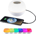 Enbrighten Color-Changing LED Lamp, Modern Night Light, Dimmable White & Vibrant RGB, Touch Sensor On/Off, Compact, Ideal for Bedside, Office, Dorm, Kid'S Room, Cobalt, 49534, Blue Home & Garden > Lighting > Night Lights & Ambient Lighting Enbrighten USB-Charging Port, White  