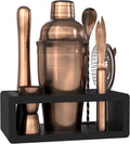Highball & Chaser Elite 6-Piece Cocktail Shaker Set: Complete Bartender Kit for Home Bar Stainless Steel Mixology Bartender Kit with Stand Cocktail Set for Beginners | plus E-Book with 30 Recipes Home & Garden > Kitchen & Dining > Barware Highball & Chaser Antique Copper 18 fl oz 