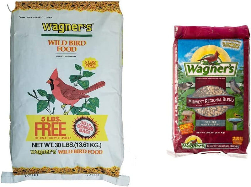 Wagner'S 13010 Wild Bird Food, 30-Pound Bag Animals & Pet Supplies > Pet Supplies > Bird Supplies > Bird Food Wagner's Wild Bird Food + Wild Bird Food  