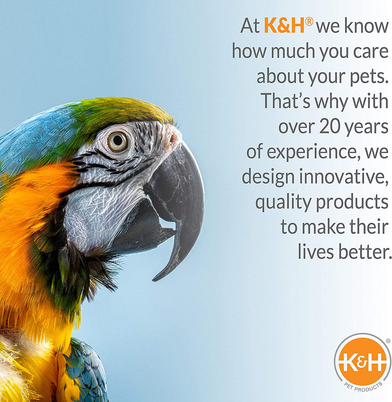 K&H Pet Products Snuggle-Up Bird Warmer Gray Large 4 X 7 Inches Animals & Pet Supplies > Pet Supplies > Bird Supplies Central Garden & Pet   