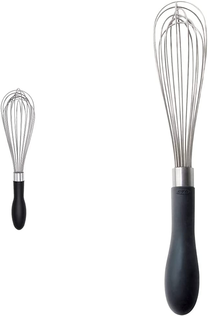 OXO Good Grips 11-Inch Balloon Whisk,Black Home & Garden > Kitchen & Dining > Kitchen Tools & Utensils OXO Whisk + 9-Inch Whisk  