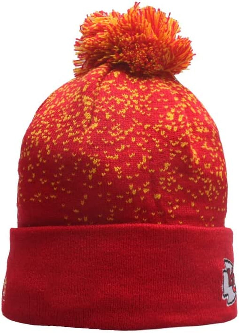 Football Team Beanie Hat Football Knit Hats Winter Cuffed Stylish Beanie Cap Sport Fans Fashion Toque Cap