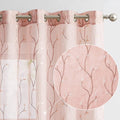 Lazzzy Sheer Curtains 63 Inch Length 2 Panels Set Farmhouse Floral Curtains Living Room Laundry Room Dining Room Bedroom Curtains Window Treatments Rustic Semi Sheer Curtains Rod Pocket Blue on White Home & Garden > Decor > Window Treatments > Curtains & Drapes Lazzzy *Pink 84"L 