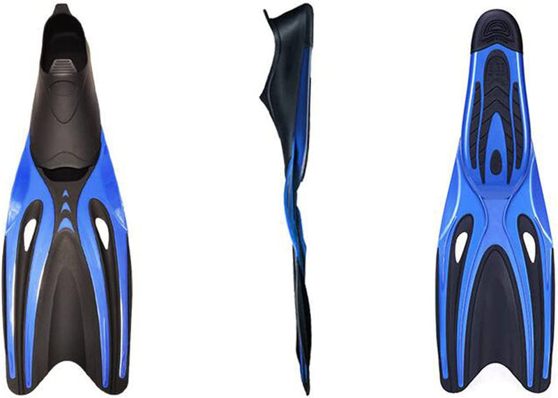 Colcolo Snorkel, Swim for Snorkeling Diving Adult Men Women Open Swimming Flippers Snorkeling Equipment, Blue Black S Sporting Goods > Outdoor Recreation > Boating & Water Sports > Swimming Colcolo   