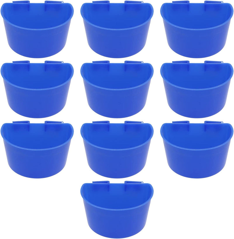 Oidnvay 10 Pieces of Birdcage Cup Hanging Rabbit Feeder Cage Chicken Water Cup Pet Bowl With Animals & Pet Supplies > Pet Supplies > Bird Supplies > Bird Cage Accessories > Bird Cage Food & Water Dishes Oidnvay   