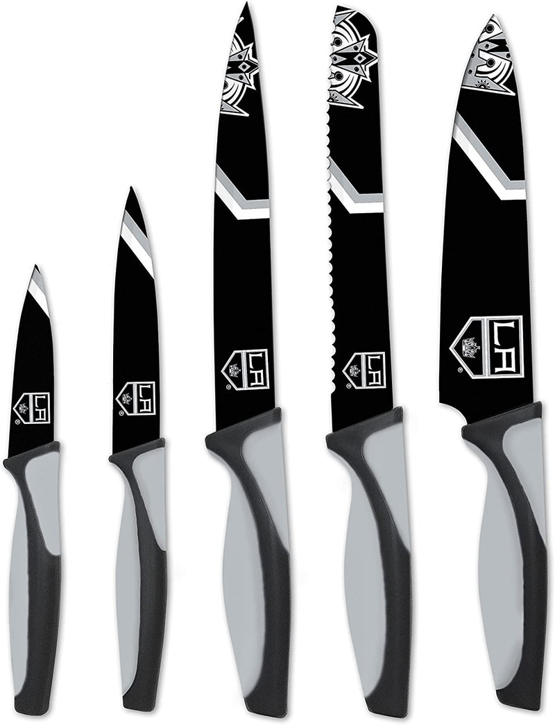 The Sports Vault NHL Unisex Kitchen Knives Home & Garden > Kitchen & Dining > Kitchen Tools & Utensils > Kitchen Knives The Sports Vault Team Color Los Angeles Kings One Size