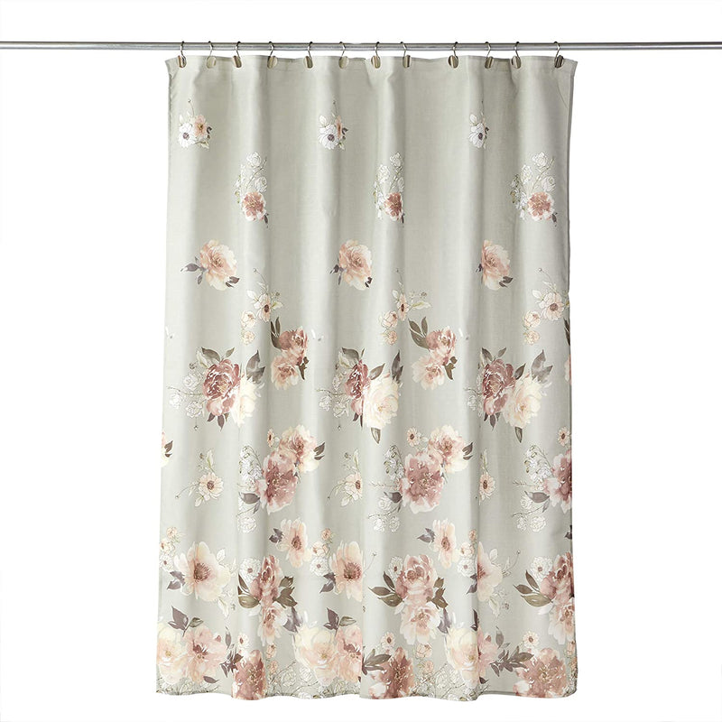 SKL Home Holland Floral Bath Towel, Vanilla Home & Garden > Linens & Bedding > Towels Saturday Knight Ltd. Shower Curtain  